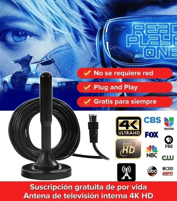 2x1 ANTENAPRO™ Antena Digital Full HD!