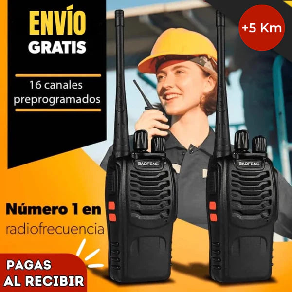 2 Radios WalkiePro™ + Envio Gratis 🎁