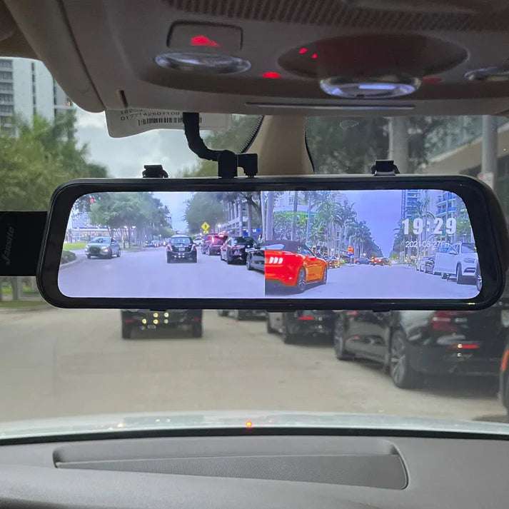 ESPEJO RETROVISOR CON CAMARA FRONTAL Y REVERSO