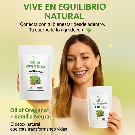 Aceite De Oregano 6000 Mg (60 cápsulas)