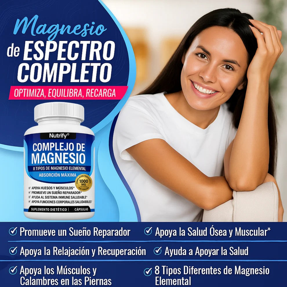 2x1 Magnesio Complex - XL 60 capsulas de Blandas